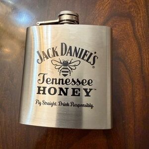 Jack Daniels Stainless Steel Flask 6oz